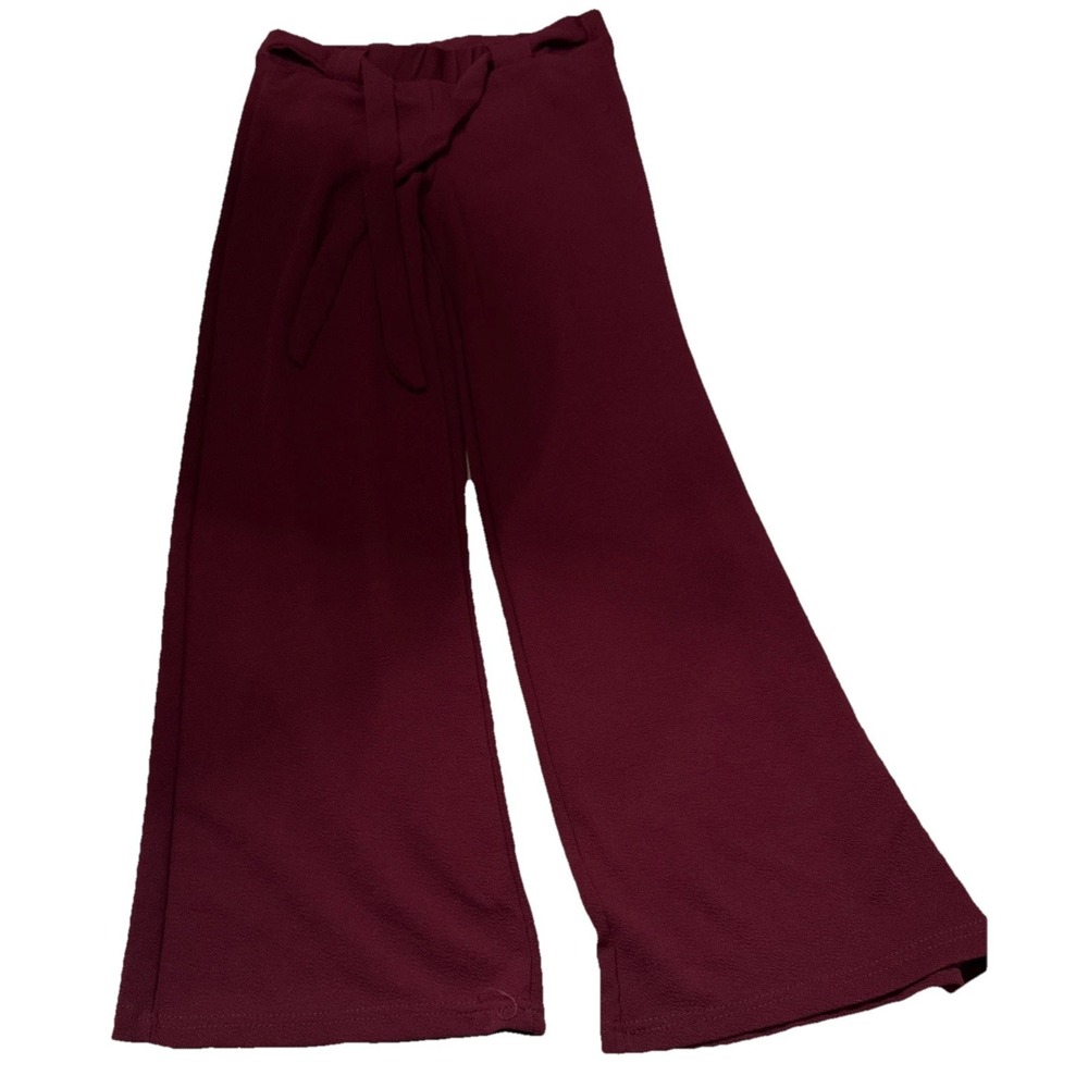 Women's Burgundy Pants Size‎ Medium Hot Kiss